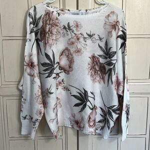 Luisa Ricci size medium floral lightweight sweater Made In Italy